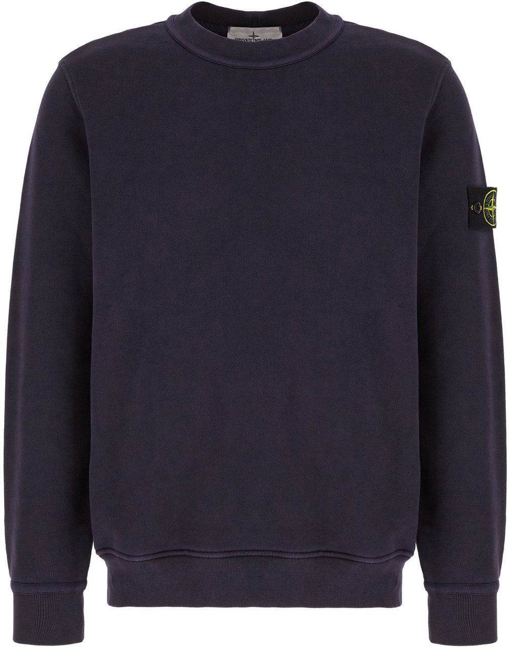 Stone Island Stone Island Aubergine cotton sweatshirt Paars