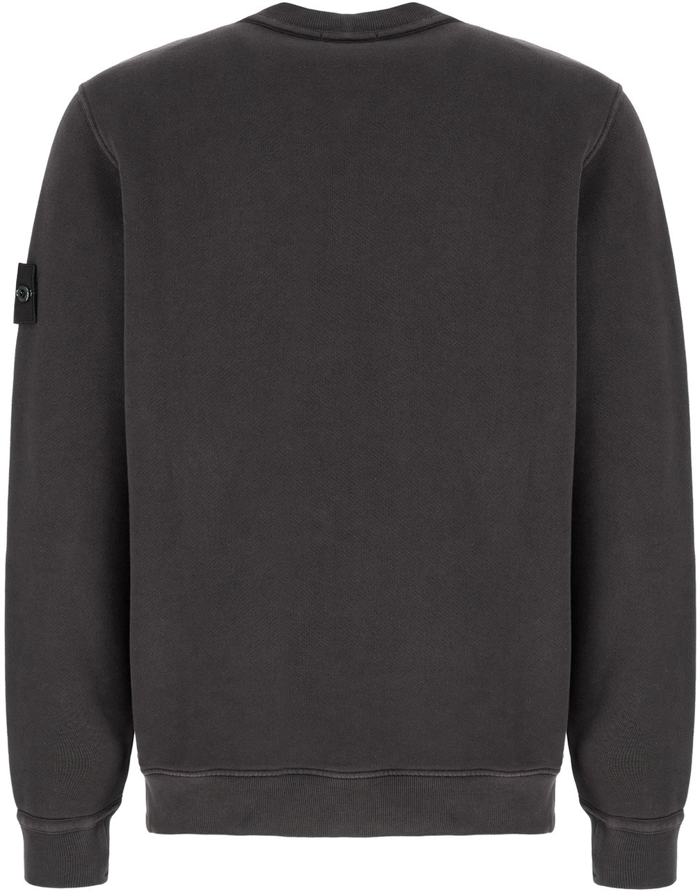 Stone Island Stone Island Charcoal cotton sweatshirt Zwart