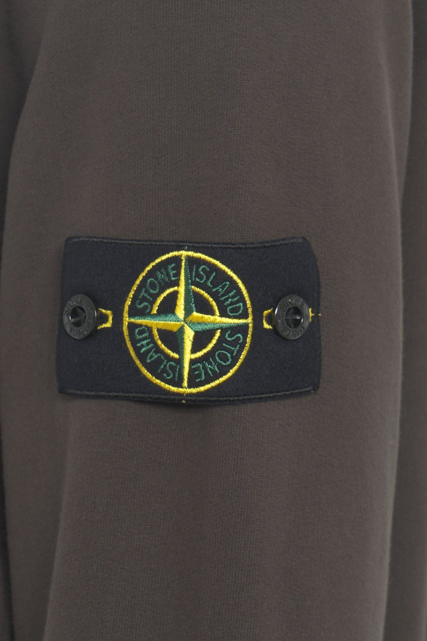 Stone Island Hoodie with logo Bruin