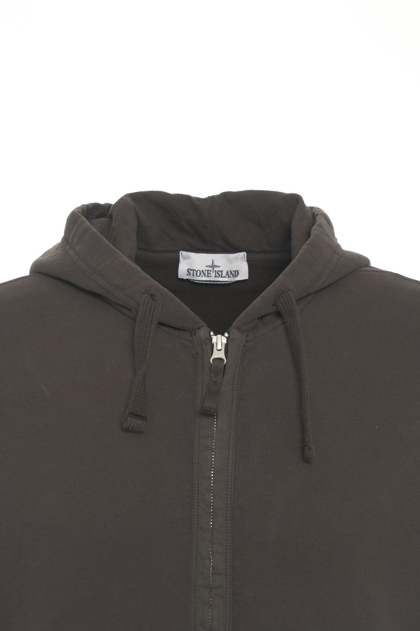 Stone Island Hoodie with logo Bruin