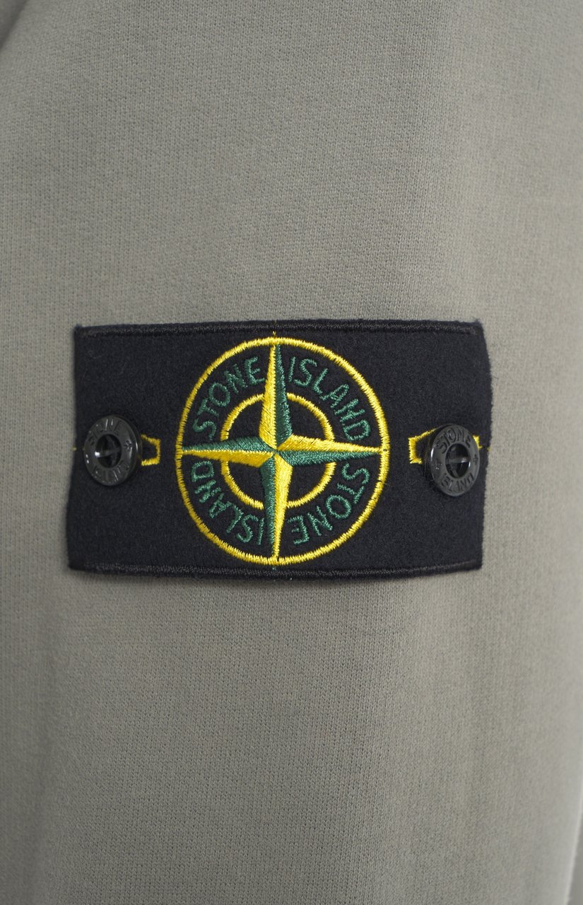 Stone Island Felpa con cappuccio con logo Grijs