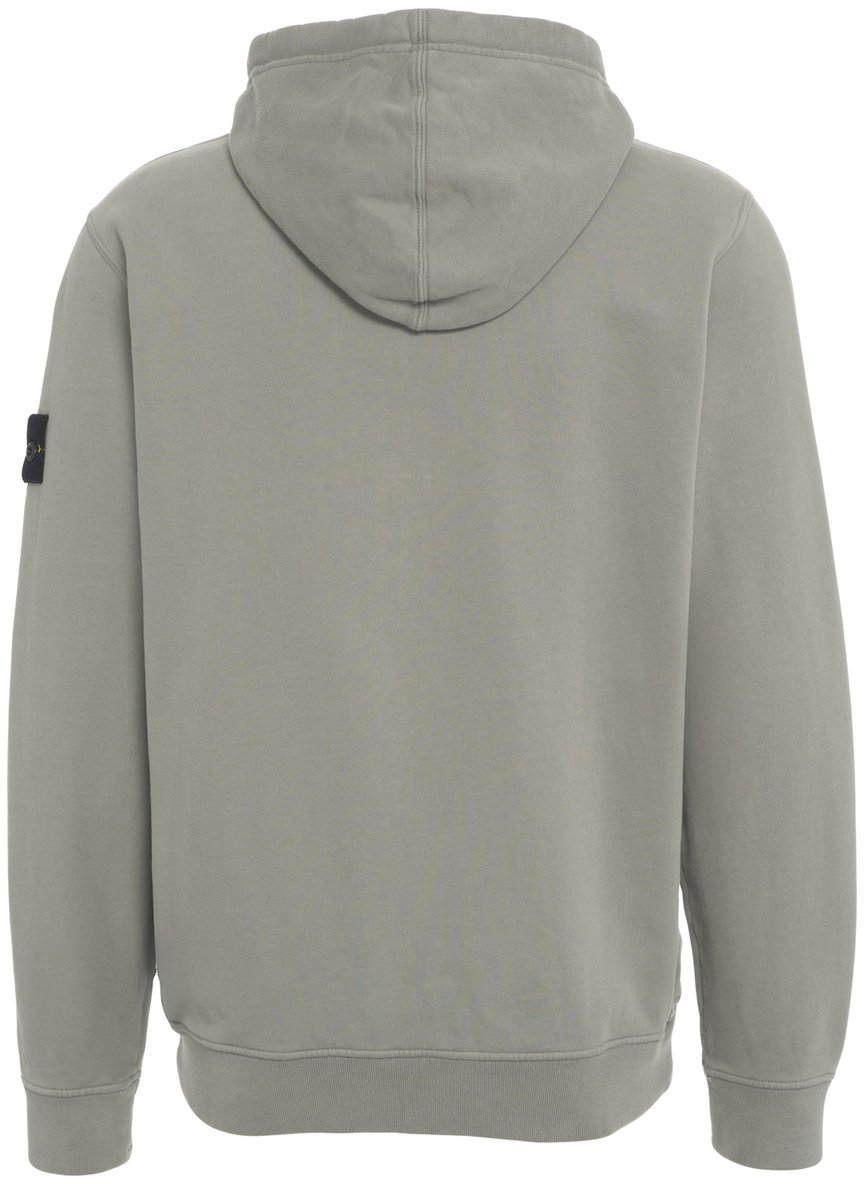 Stone Island Felpa con cappuccio con logo Grijs