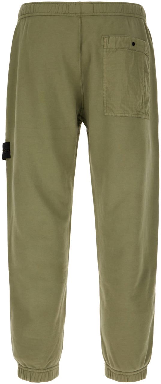 Stone Island Stone Island Olive green cotton joggers Groen