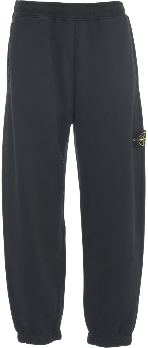 Stone Island Joggers with logopatch Blauw