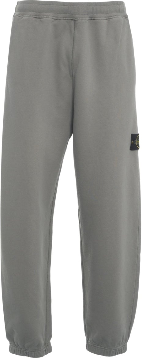 Stone Island Joggers with logopatch Beige