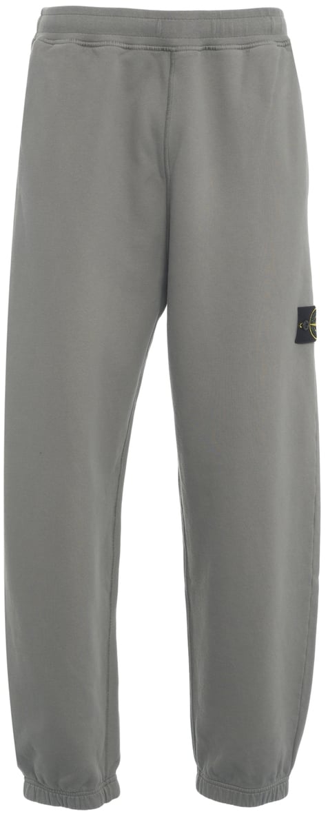 Stone Island Jogger con patch logo Grijs