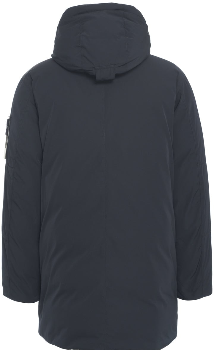 Stone Island Padded parka Blauw