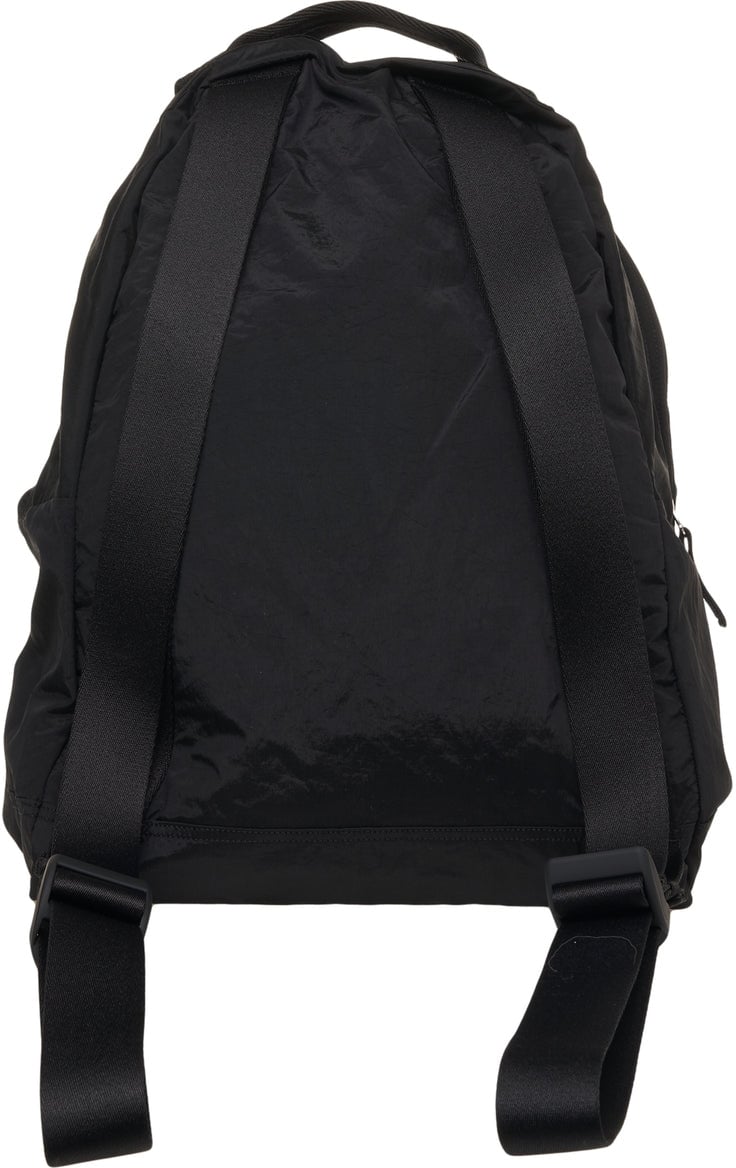 Stone Island Backpack with logo detail Zwart