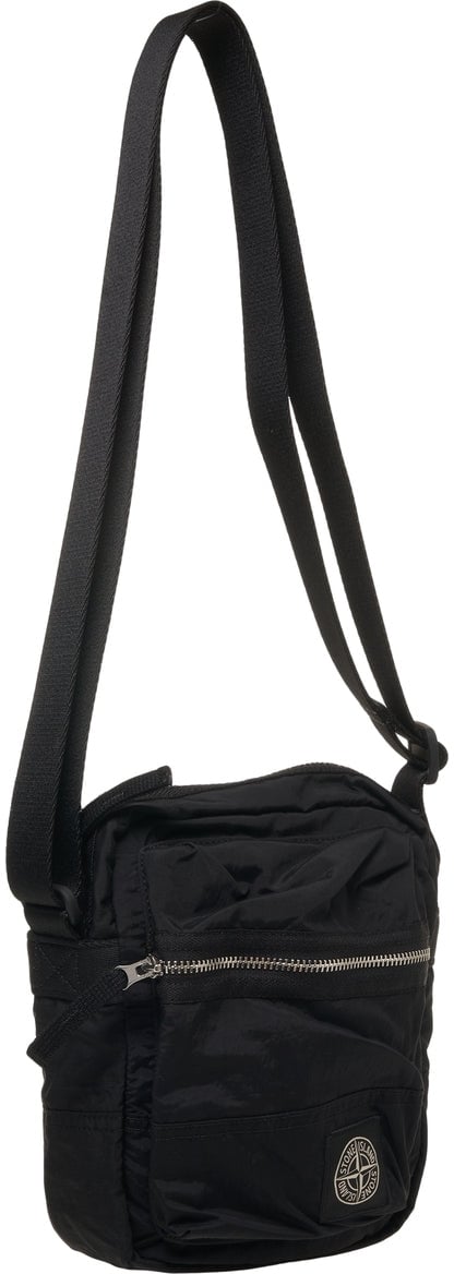 Stone Island Crossbody bag with logo Zwart