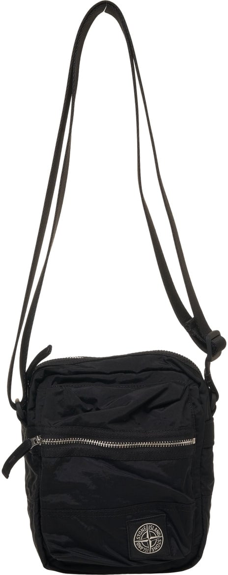 Stone Island Crossbody bag with logo Zwart