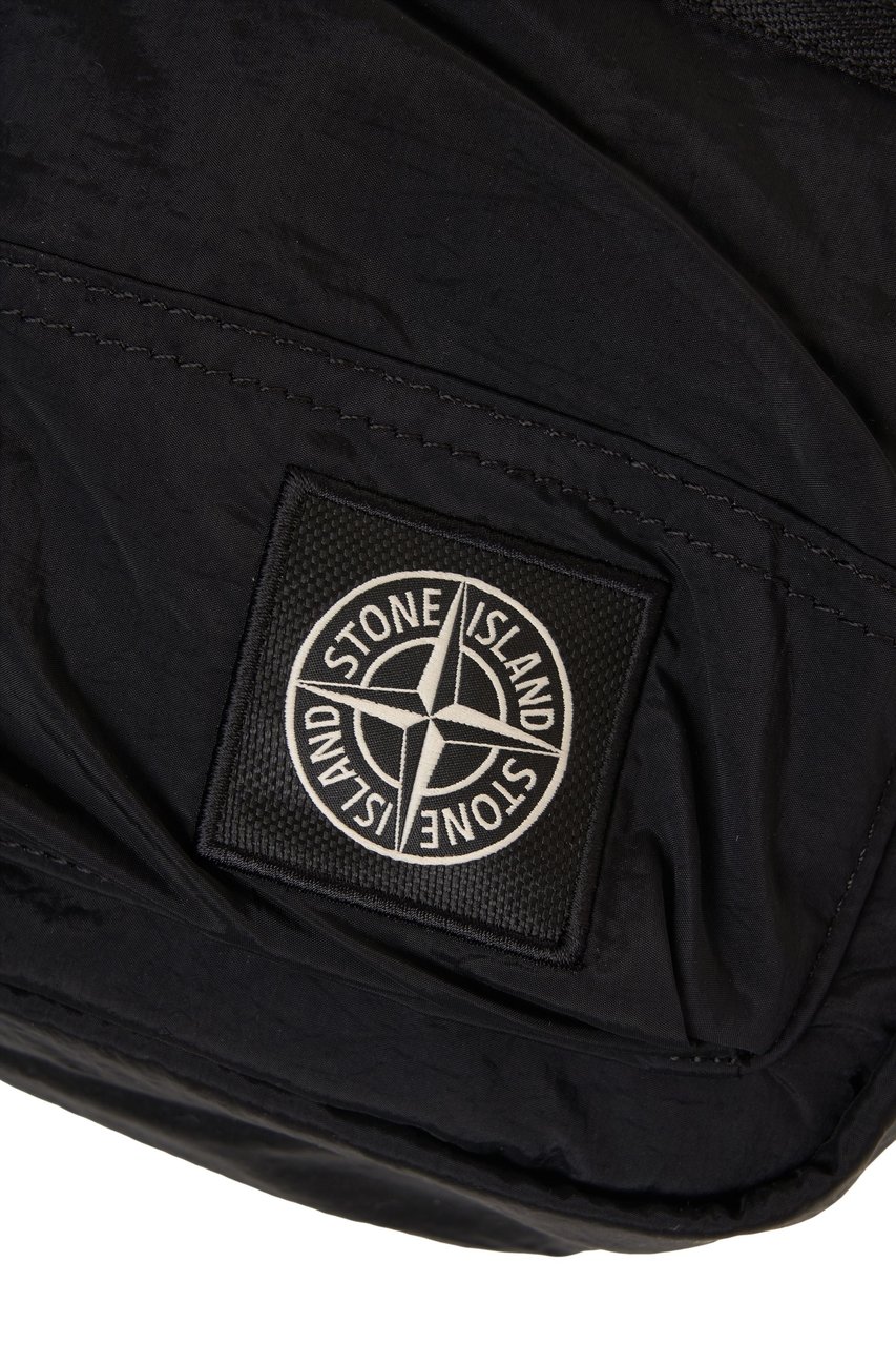 Stone Island Crossbody bag with logo Zwart