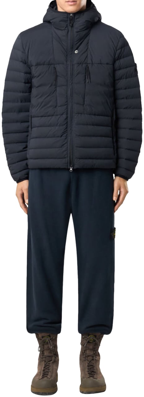 Stone Island SEAMLESS TUNNEL NYLON DOWN-TC JACKET NAVY BLUE Blauw
