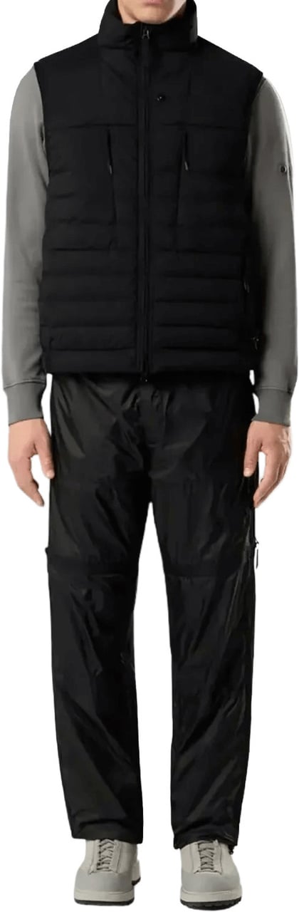 Stone Island NAADLOOS TUNNEL NYLON DONSVEST ZWART Zwart