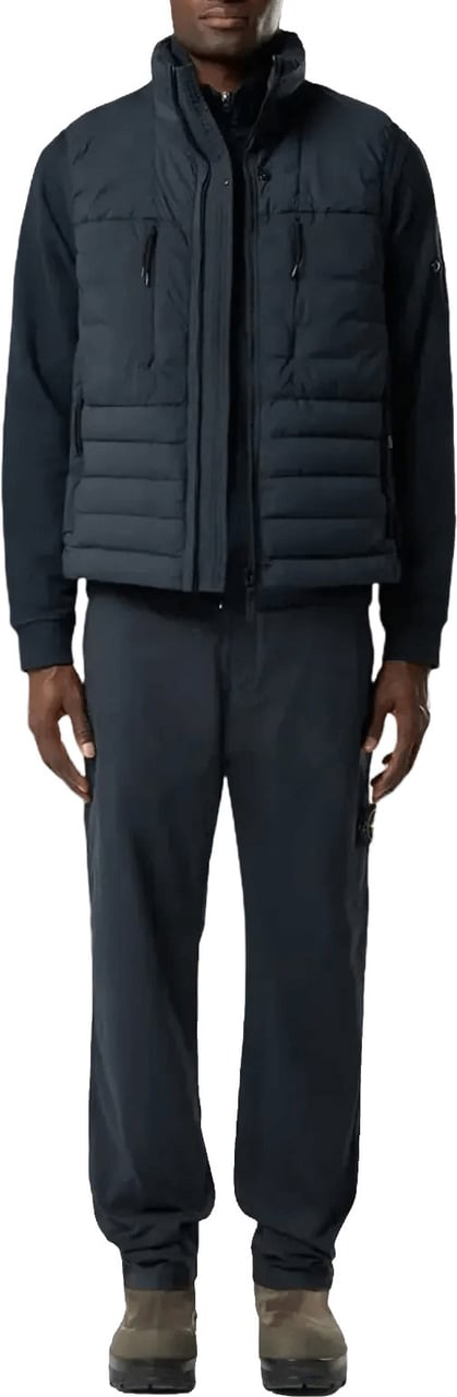 Stone Island NAADLOOS TUNNEL NYLON DONSVEST MARINEBLAUW Navy