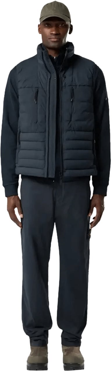 Stone Island NAADLOOS TUNNEL NYLON DONSVEST MARINEBLAUW Navy