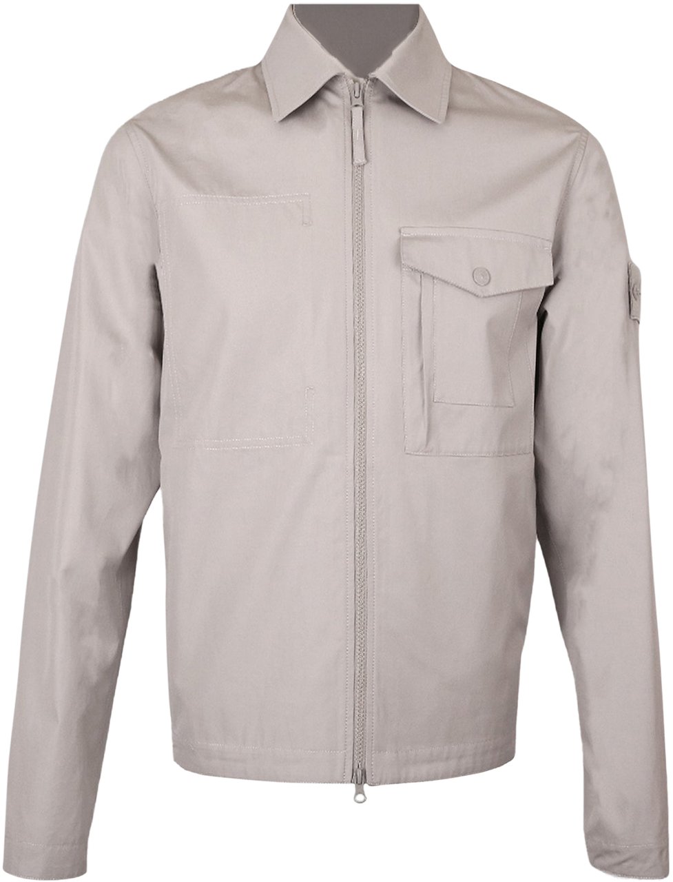 Stone Island S.I. GHOST ALL-WEATHER COTTON CANVAS SHIRTS DUST Divers