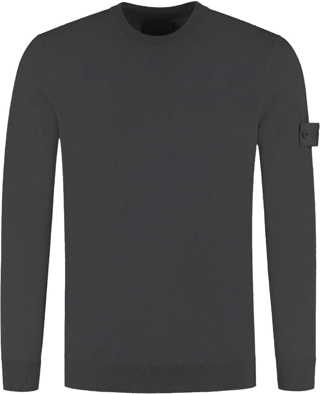 Stone Island S.I. GHOST LIGHT PURE RWS WOOL CREW NECK SLATE BLU Blauw