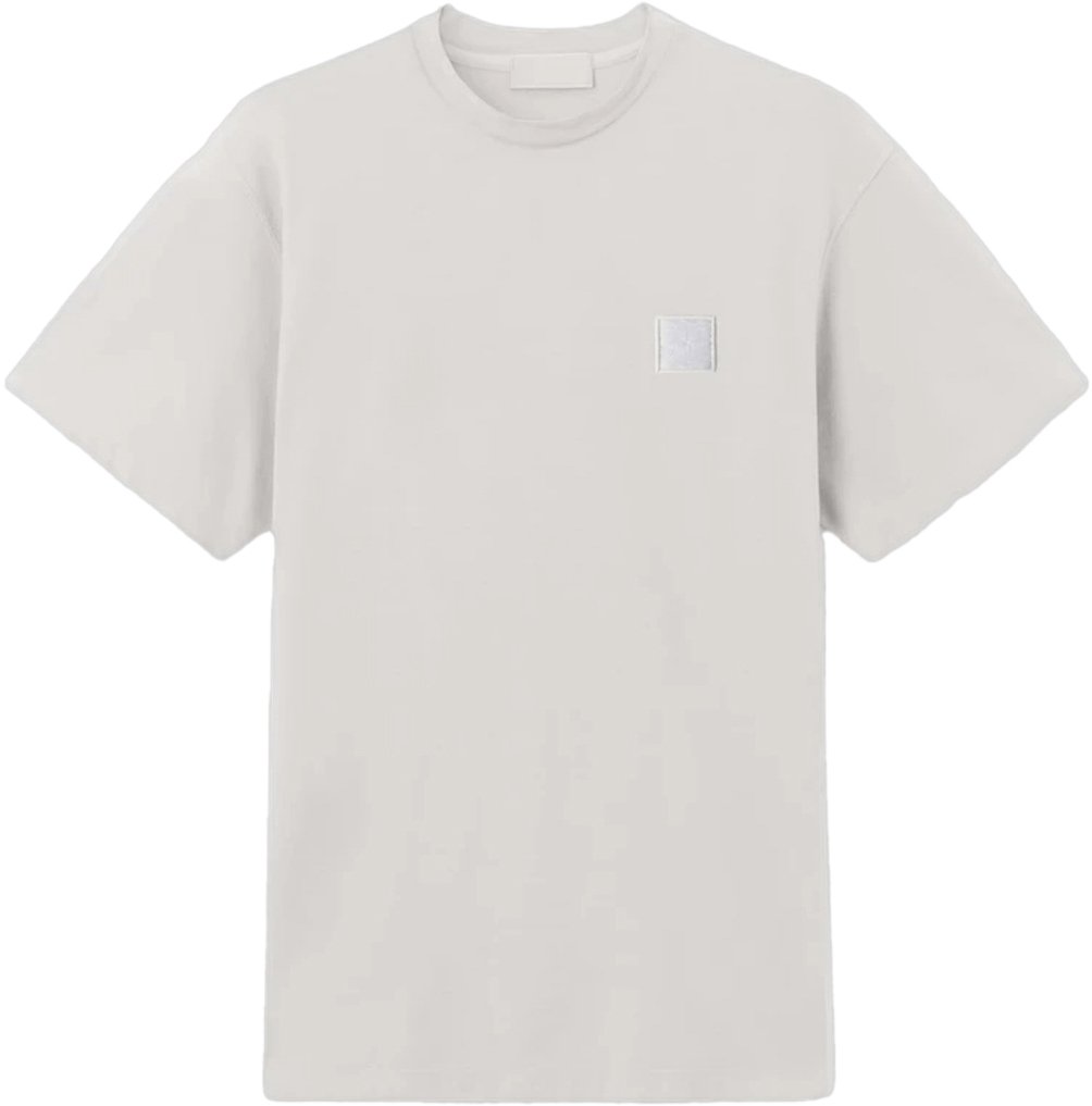 Stone Island SI GHOST ORGANIC COTTON JERSEY CREPE T-SHIRT DUST Lichtgrijs