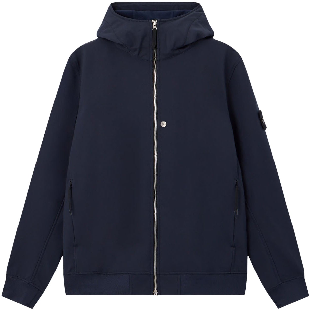 Stone Island SOFT SHELL-R_E.DYE® TECHNOLOGY JACKET NAVY BLUE Blauw