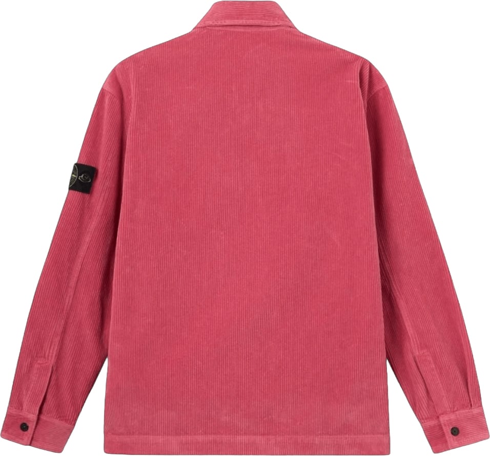 Stone Island ORGANIC COTTON CORDUROY 800 OVERSHIRT Roze
