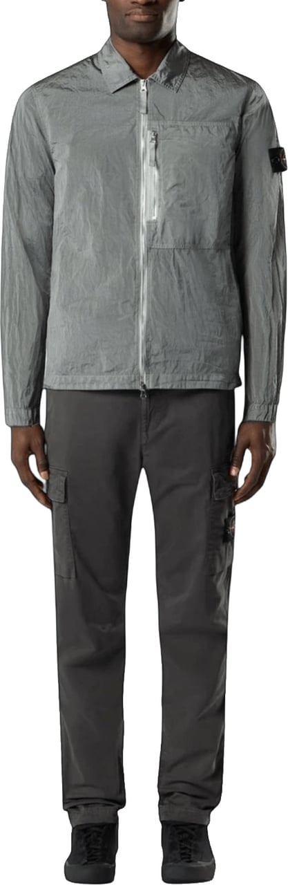 Stone Island NYLON METAL IN ECONYL® OVERSHIRT Grijs