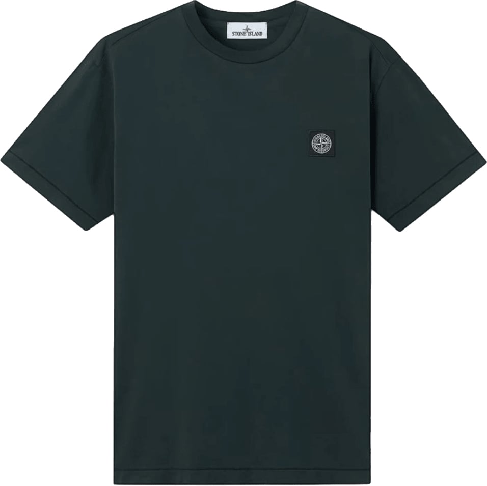 Stone Island 60/2 COTTON JERSEY T-SHIRT Donkergroen