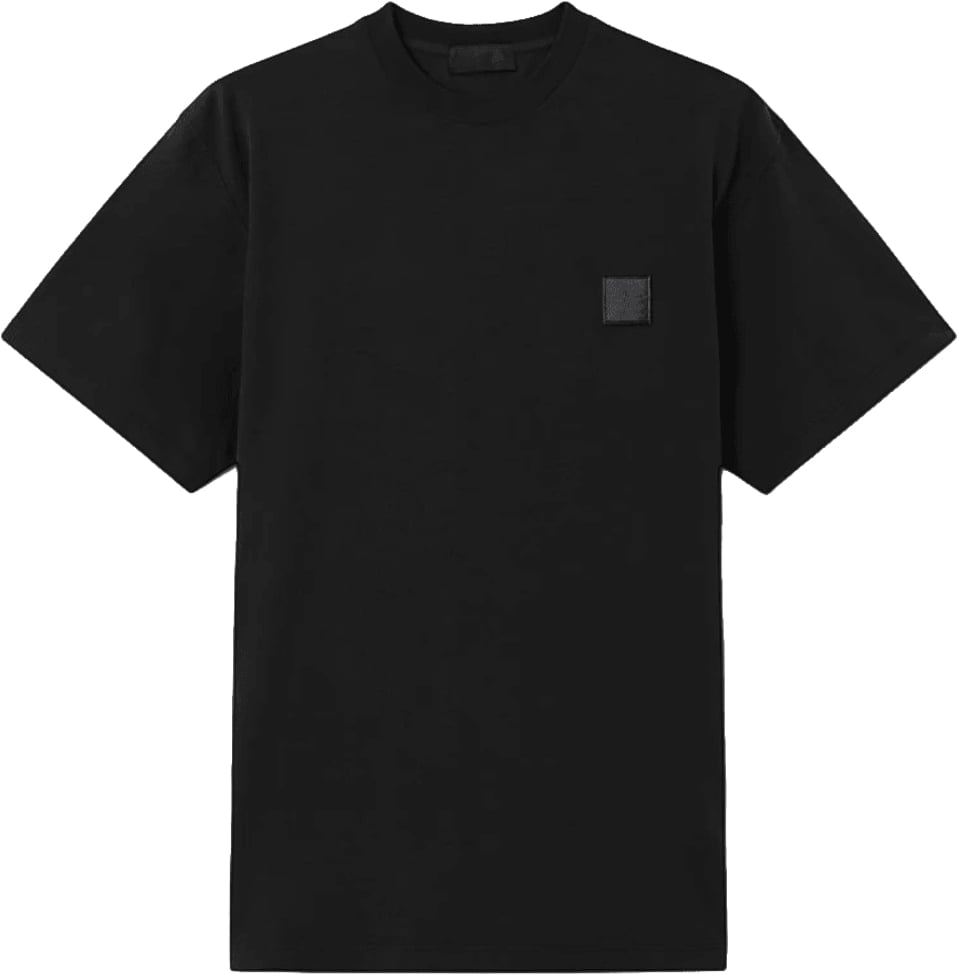 Stone Island ORGANIC COTTON JERSEY CREPE GHOST T-SHIRT Zwart