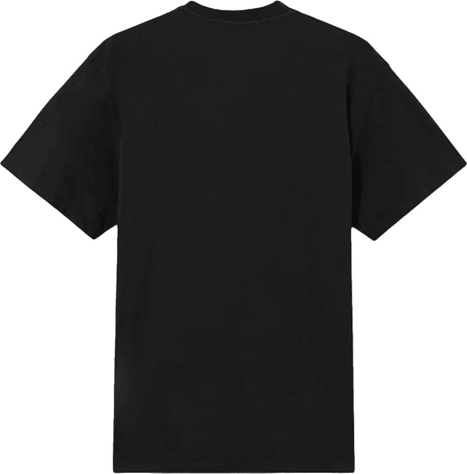 Stone Island ORGANIC COTTON JERSEY CREPE GHOST T-SHIRT Zwart