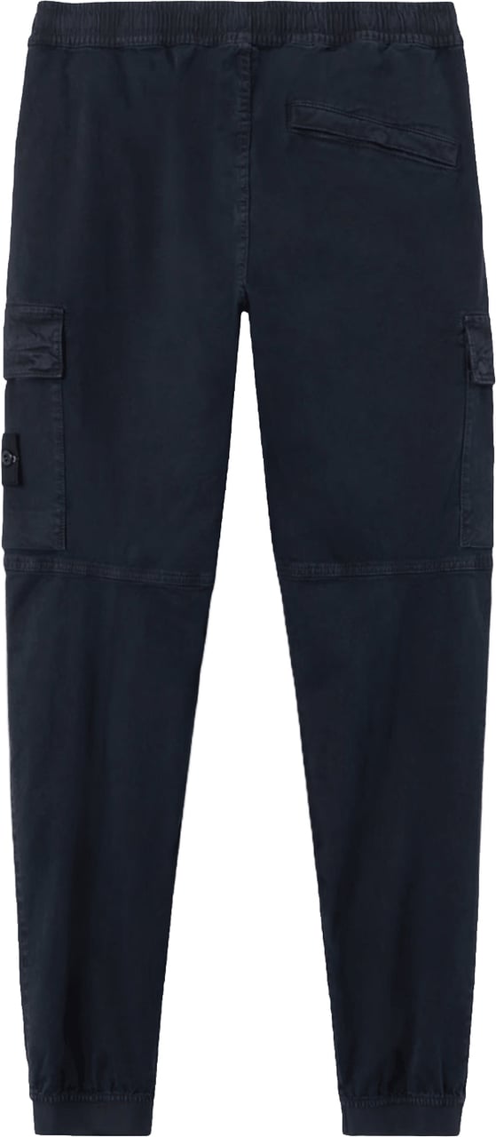 Stone Island STRETCH ORGANIC BROKEN TWILL COTTON 'OLD' EFFECT CARGO PANTS Navy