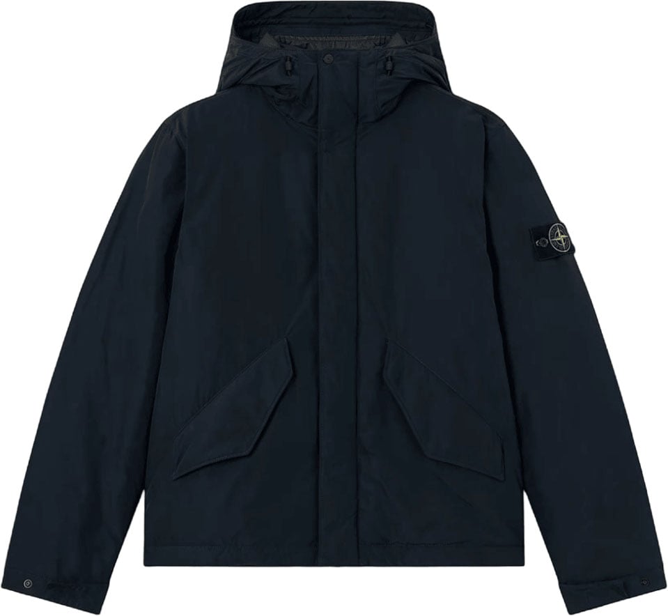Stone Island MICRO TWILL SHORT PARKA Zwart