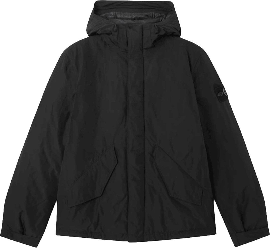 Stone Island MICRO TWILL SHORT PARKA Zwart