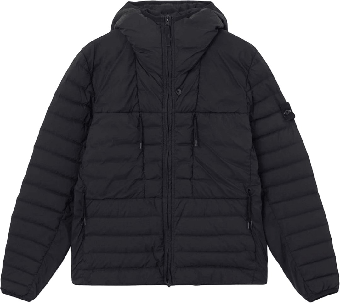 Stone Island SEAMLESS TUNNEL NYLON DOWN-TC JACKET Zwart