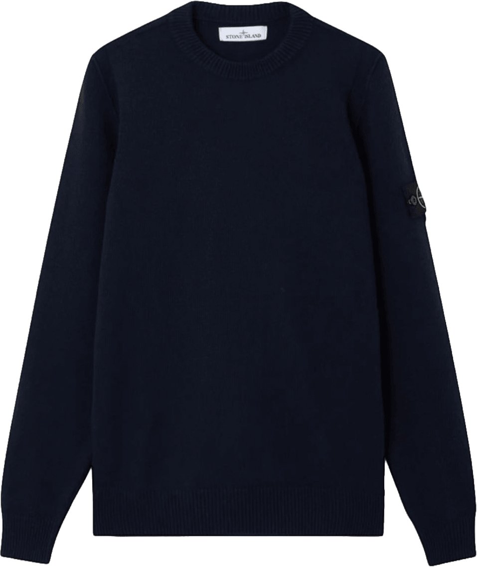Stone Island LAMBSWOOL CREWNECK Navy