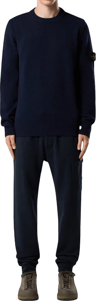 Stone Island LAMBSWOOL CREWNECK Navy