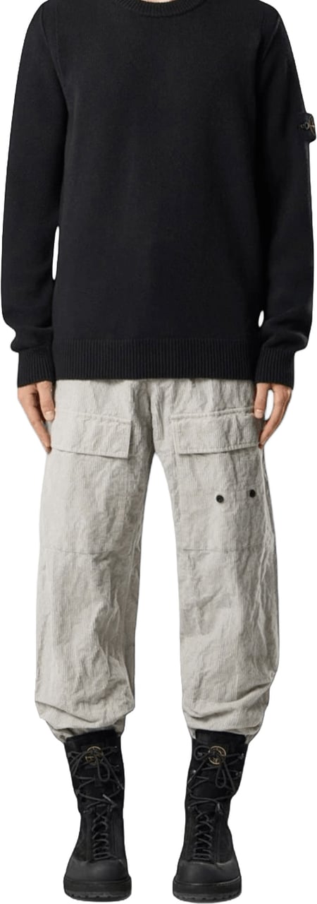 Stone Island LAMBSWOOL CREWNECK Zwart