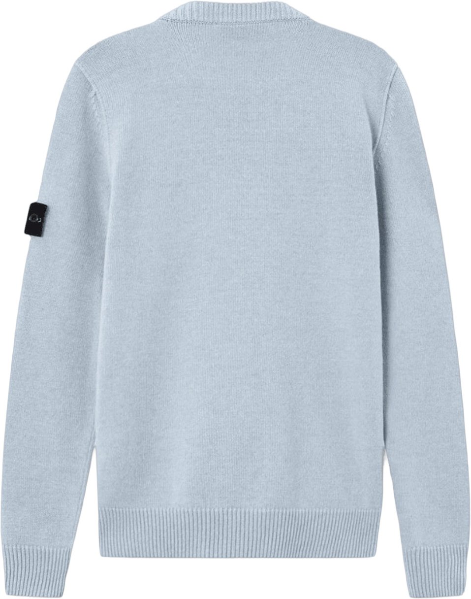 Stone Island LAMBSWOOL CREWNECK Lichtblauw
