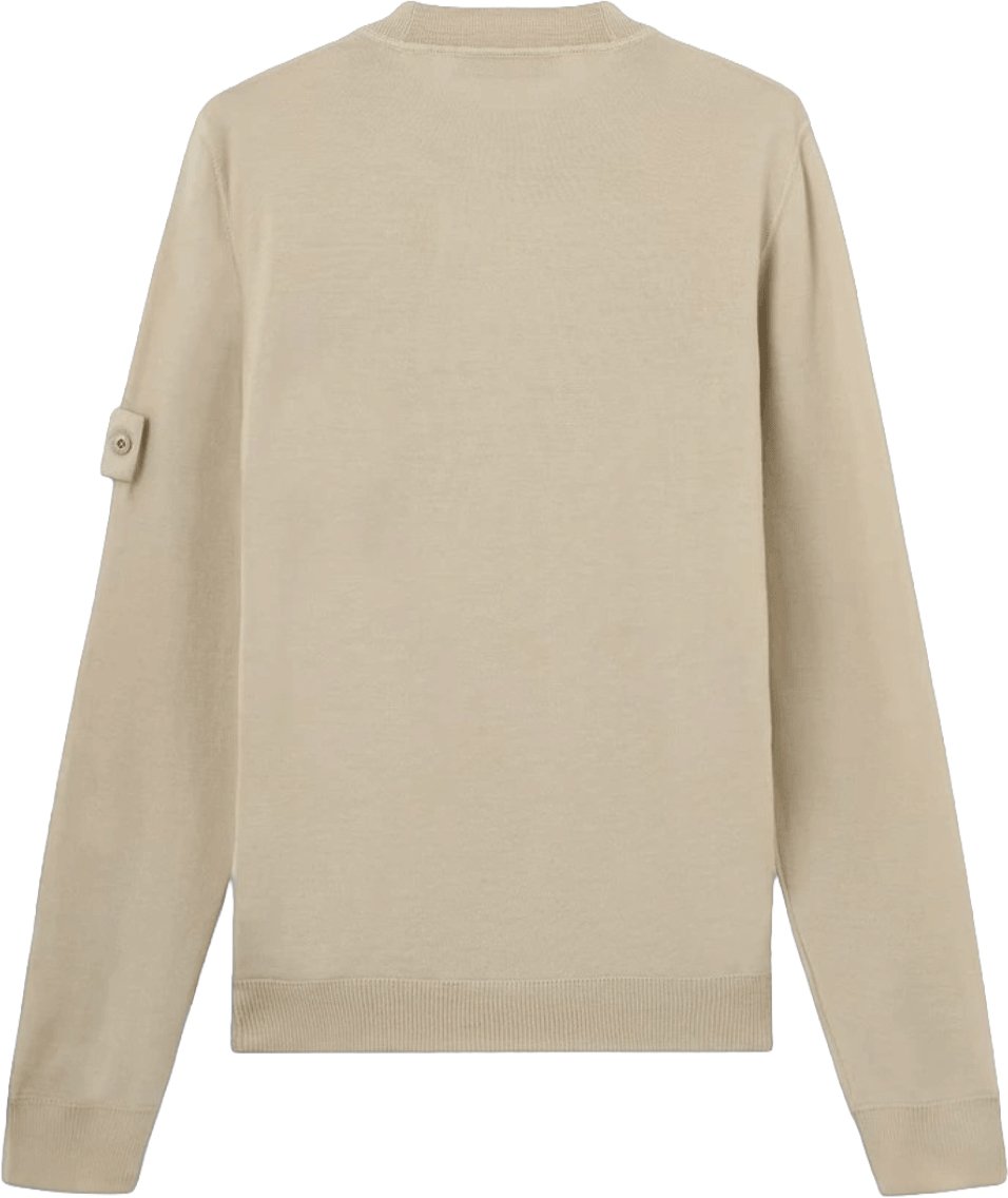 Stone Island LIGHT PURE RWS WOOL GHOST CREWNECK Beige