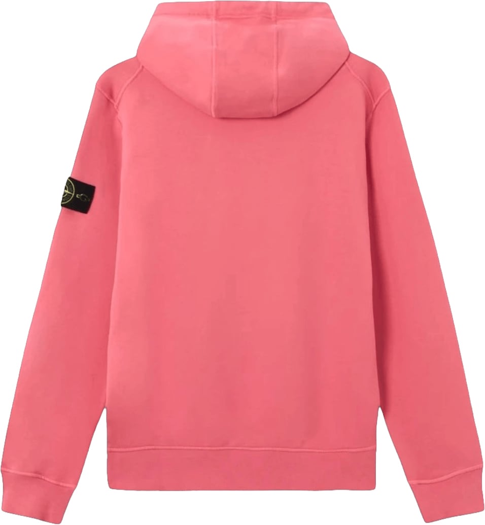 Stone Island ORGANIC COTTON FLEECE HOODIE Roze