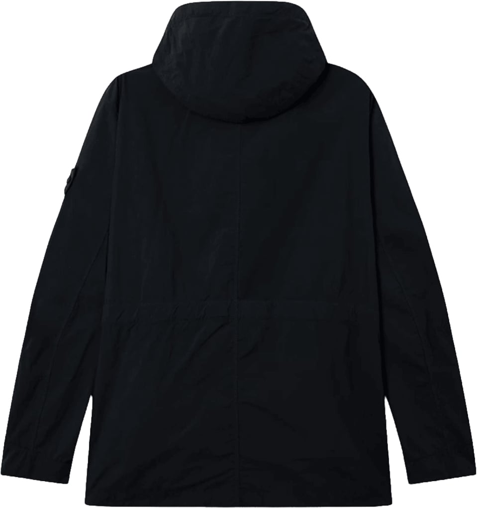 Stone Island NYLON SMERIGLIATO GHOST CARGO PARKA Zwart