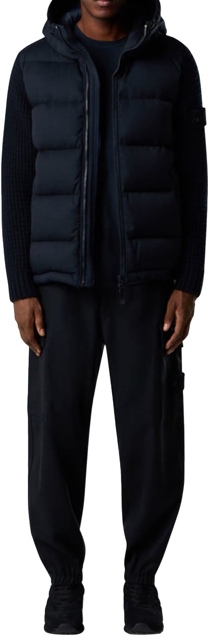Stone Island TWILL WOOL-TC JACKET NAVY BLUE Blauw