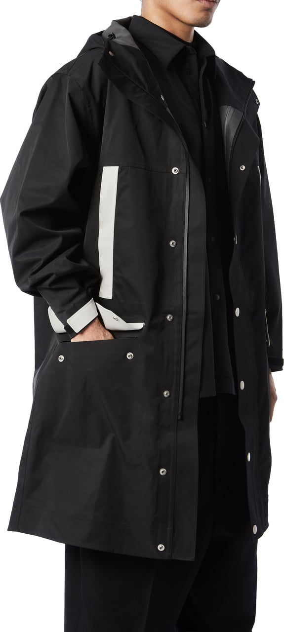 Streim the legacy STREIM Rain Coat Black Zwart