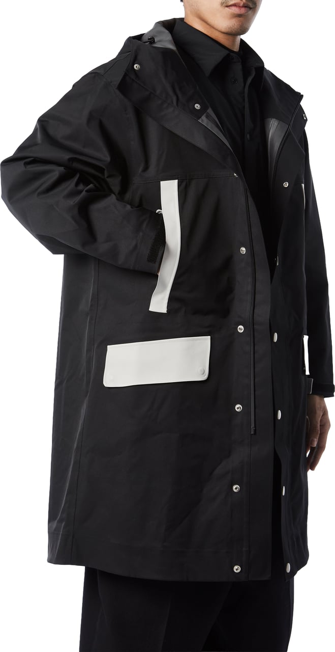 Streim the legacy STREIM Rain Coat Black Zwart