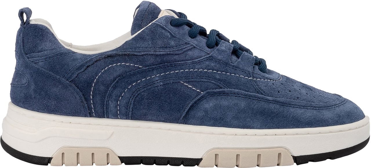 Streim the legacy Primo Basket Suède London Midnight Blue Blauw