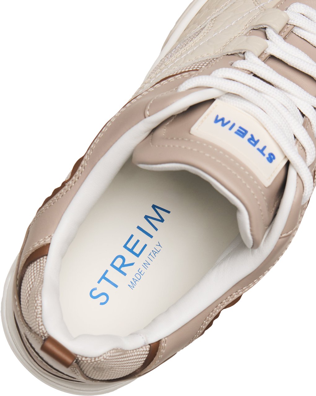 Streim the legacy Primo Basket Croc Print Beige Beige