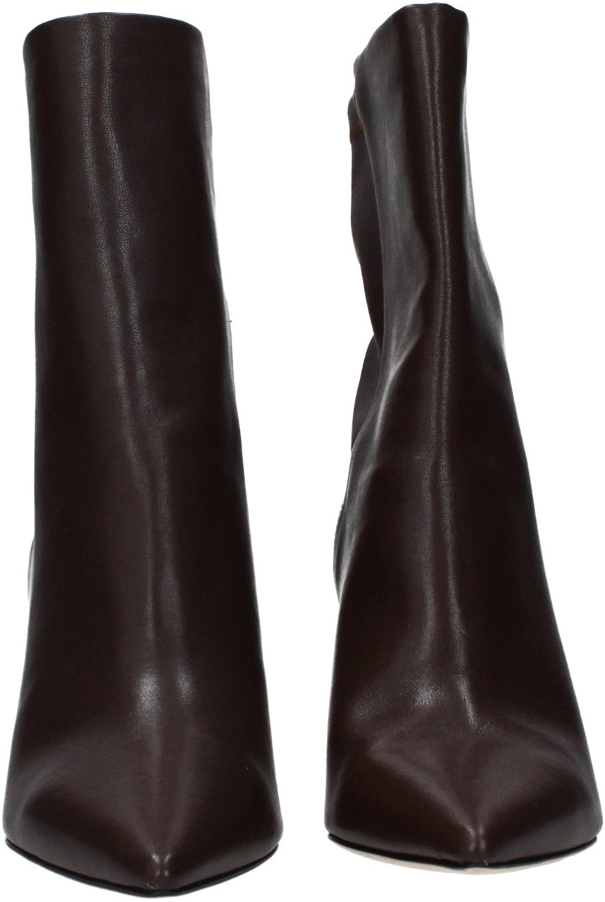 Stuart Weitzman Brown Leather Ankle Boots Bruin