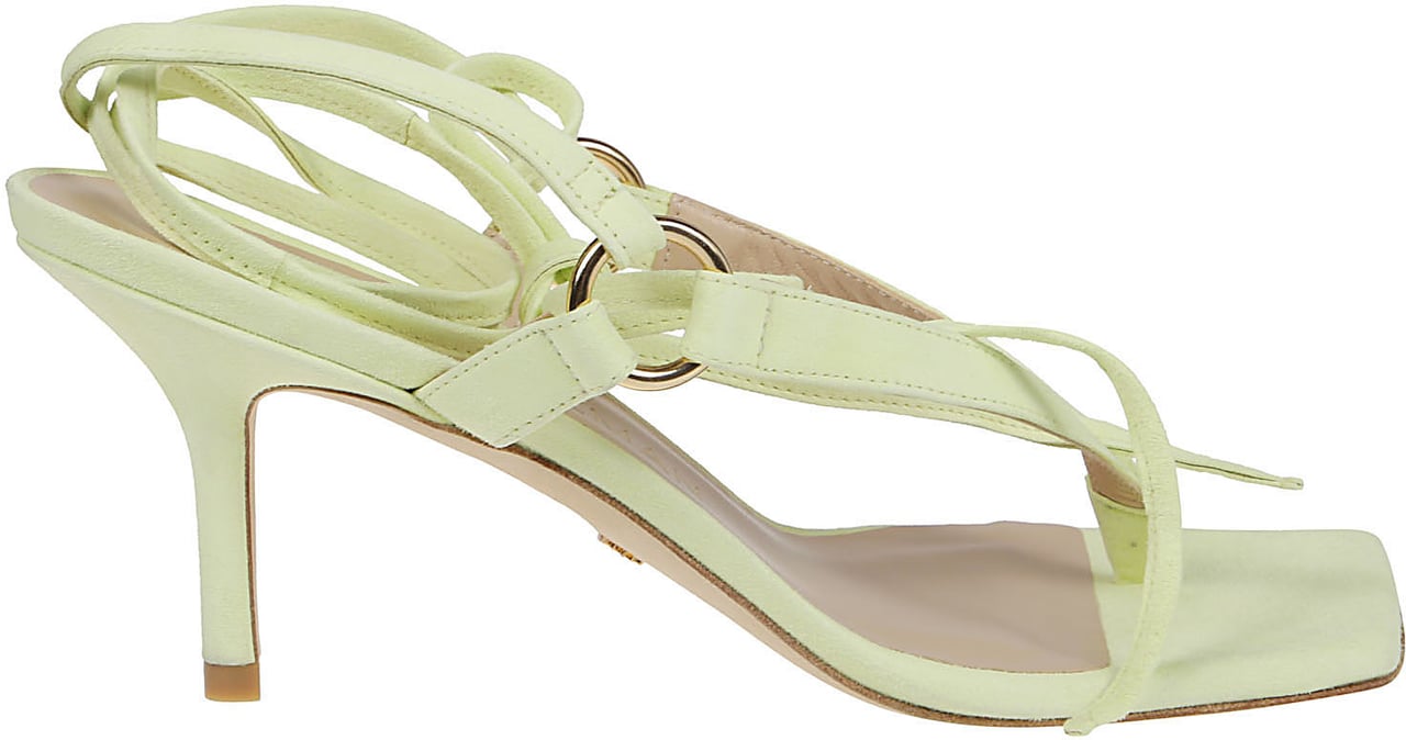Stuart Weitzman Lalita 75 Sandals Yellow Geel