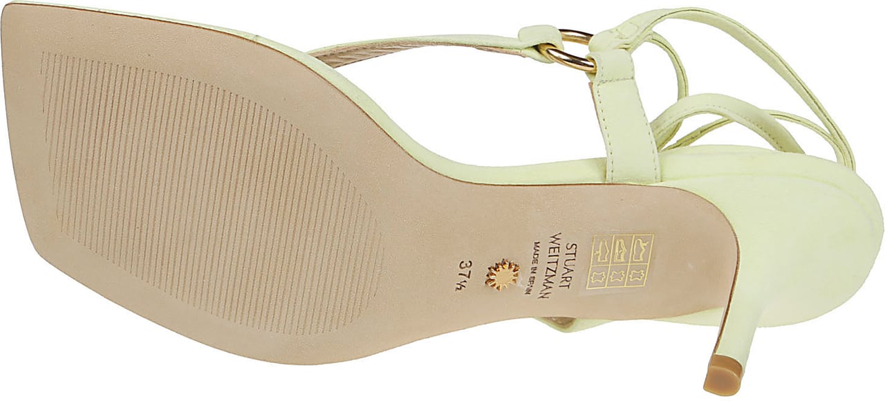 Stuart Weitzman Lalita 75 Sandals Yellow Geel