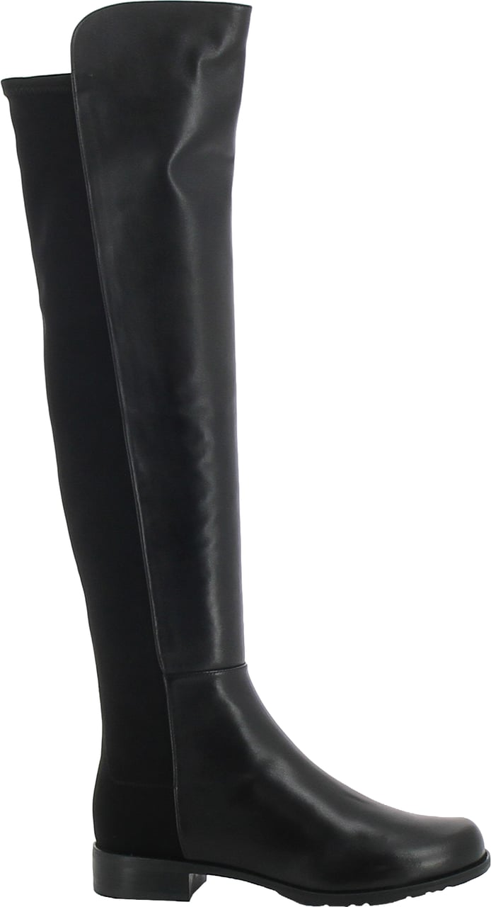 Stuart Weitzman STUART WEITZMAN S3999 WOMEN'S BLACK LEATHER 5050 BOOTS Zwart