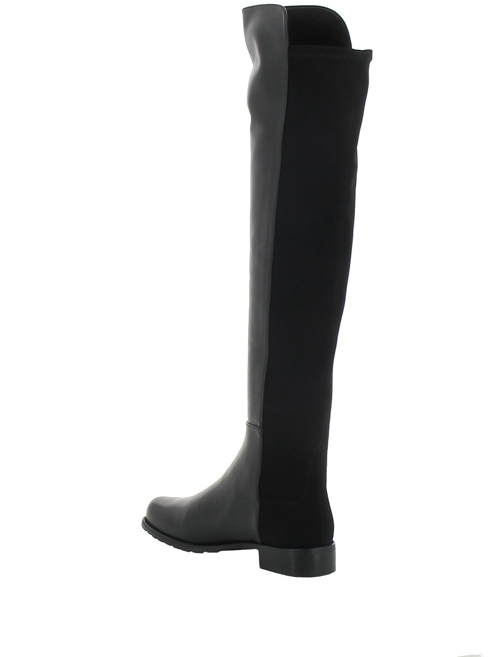 Stuart Weitzman STUART WEITZMAN S3999 WOMEN'S BLACK LEATHER 5050 BOOTS Zwart