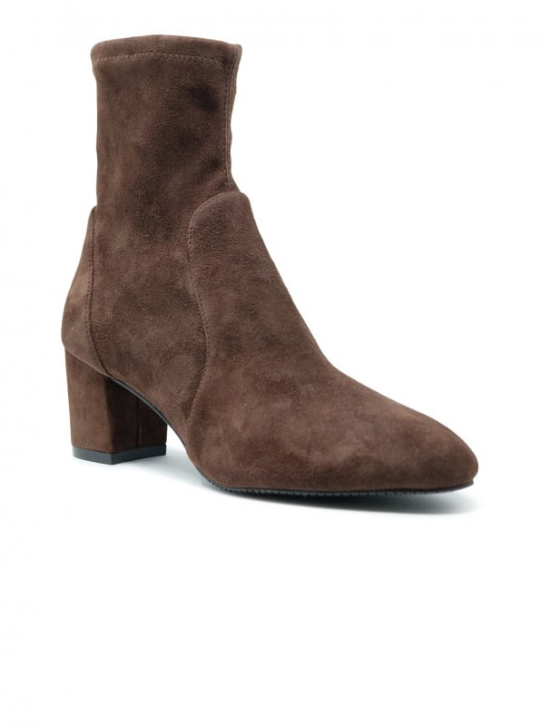 Stuart Weitzman STUART WEITZMAN S6276 WALNUT SUEDE 60 JULIANA BOOTS Bruin